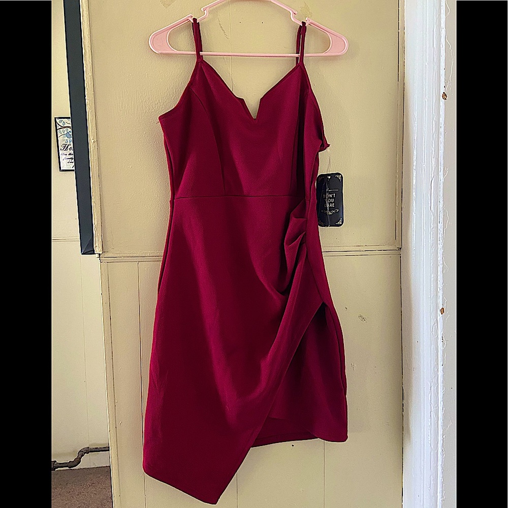 NWT NEVER WORN Red Mini Formal Dress- XL
